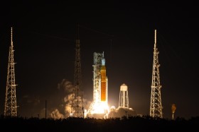 SLS Launch from Press Site