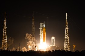 SLS Launch from Press Site