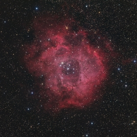 Rosette Nebula in Ha LRGB