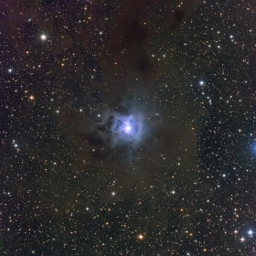 Iris Nebula NGC_7023 in LRBG
