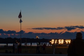 STS-134 Press Site Sunrise