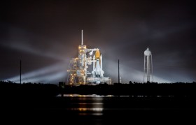 STS-128 Discovery on the Pad