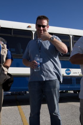 Chris before Pad Tour