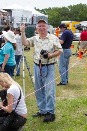 Hap at STS-135 Launch